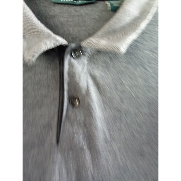 Perry Ellis Mens Large Gray Polo Shirt - Picture 4 of 11